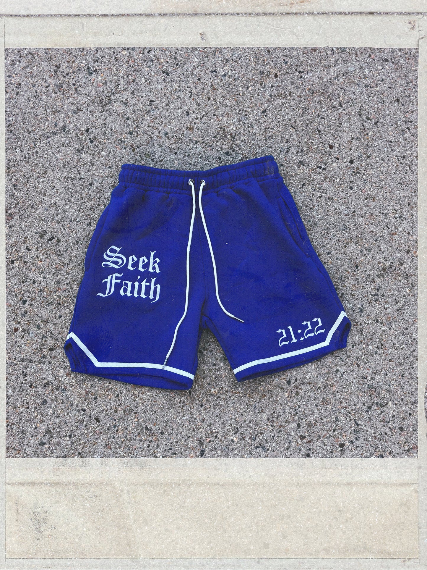 Blue collard tee/Short